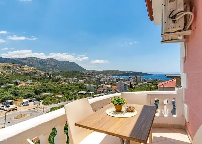 Ap 7 - Goro Wpool, Views, Kitchen & Parking Apartment Himarë